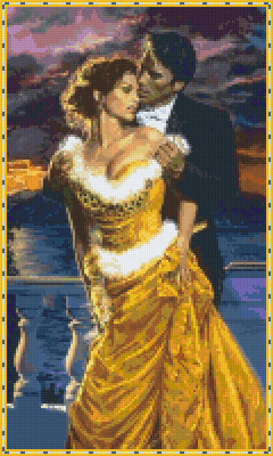 Last Love On The Titanic Twelve [12] Baseplate PixelHobby Mini-mosaic Art Kit